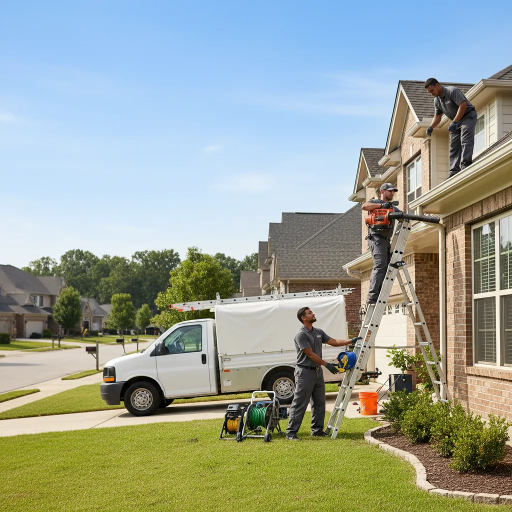 Home Gutter Service in Bowlus, MN near me